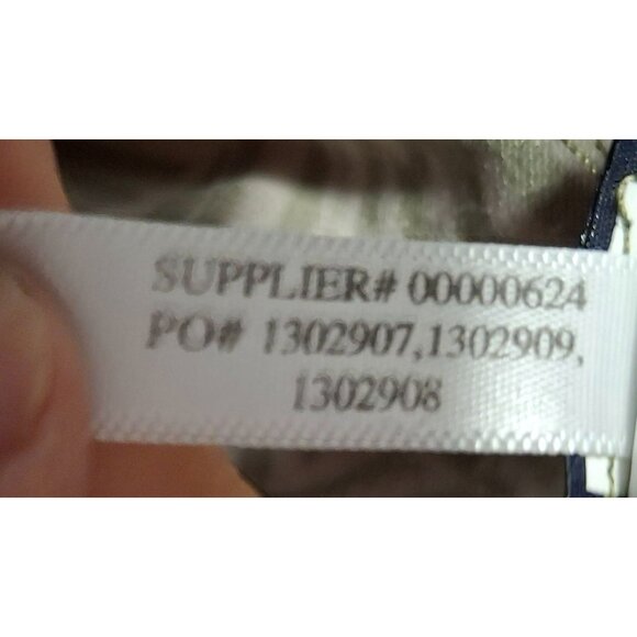 Chaps Classics Sleeveless Cowl Neck Blouse With Tropical Leaf Print L Polyester/ - Picture 8 of 8